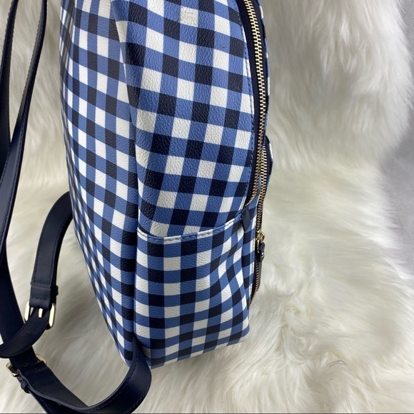 KATE SPADE HYDE LANE GINGHAM LEATHER BACKPACK HARTLEY main image 9